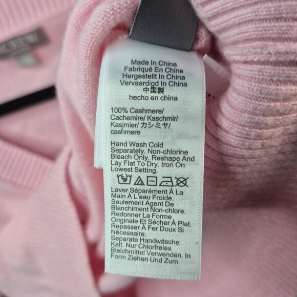 J Crew Sweater Womens S Pink 100% Cashmere Knit Cardigan Cropped V Neck - Picture 7 of 8